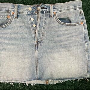 Levi’s Light Blue Denim Skirt